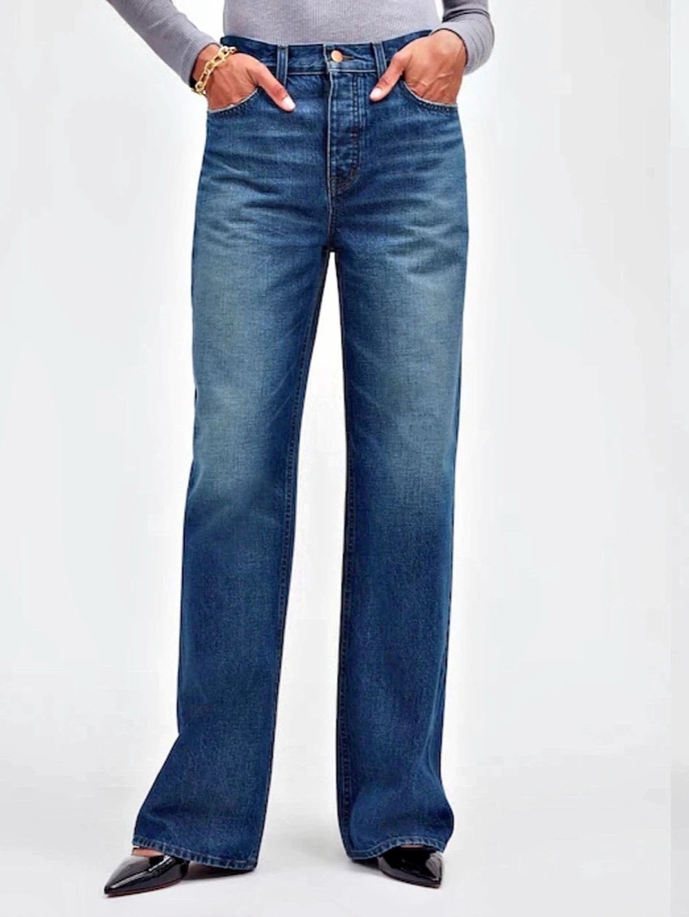 Madewell The Low-Slung Baggy Wide-Leg Jean petite